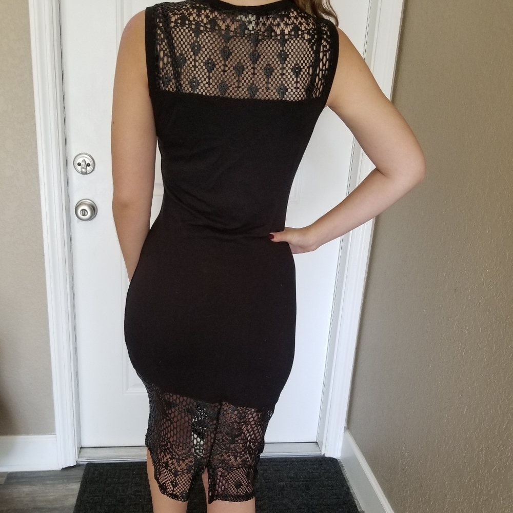 Liberty Garden Black Lace Dress